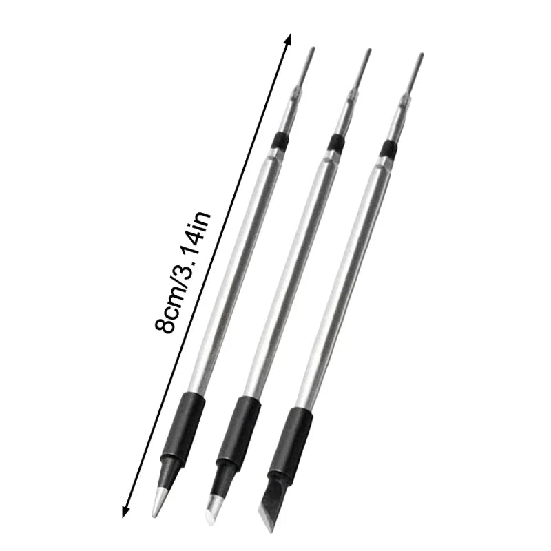 USB 5V Soldering Iron Tip for Battery Rework – Silver Soldering Iron Tip Qme