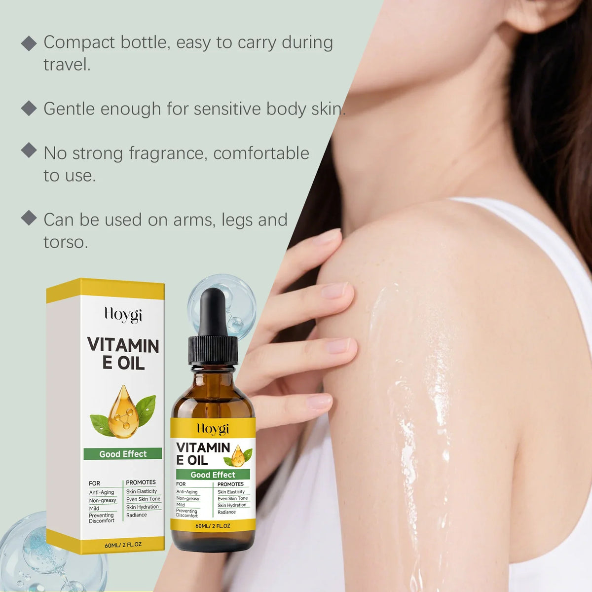 Vitamin E Oil – Moisturizing, Firming & Brightening Skin Oil Vitamin E Skin Oil Qme