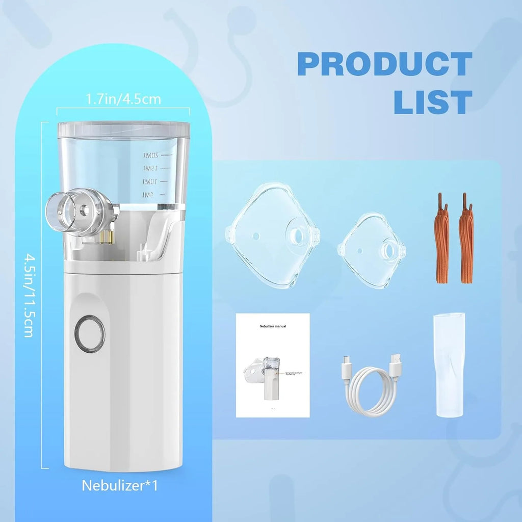 Pet Nebulizer – Dual Mode, Quiet Veterinary Mist Device Pet Nebulizer Qst