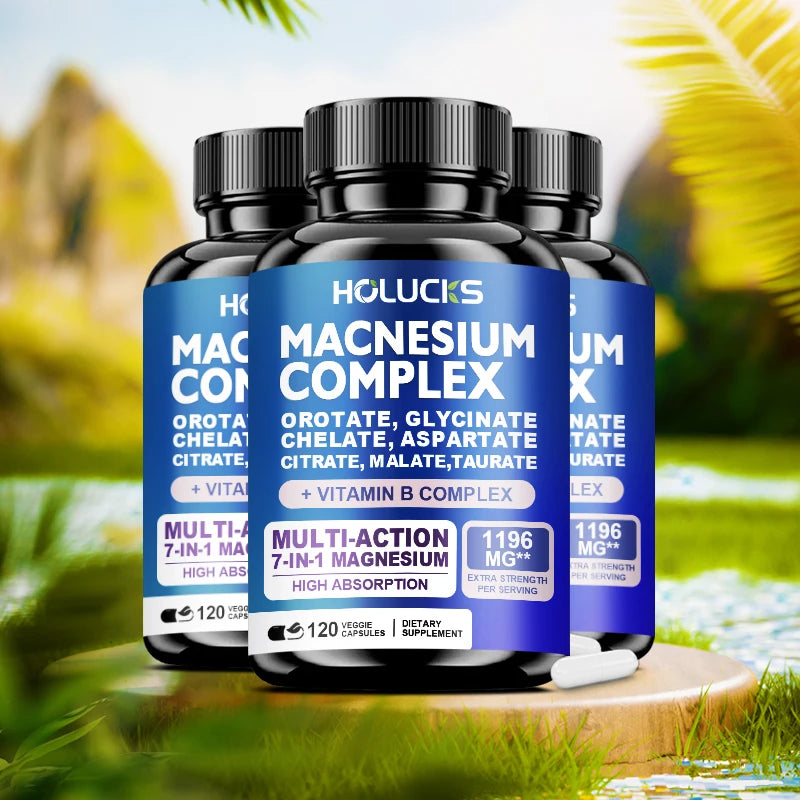 Magnesium Complex 1000mg – Glycinate, Malate, Taurate & Vitamins Magnesium Supplement Qst