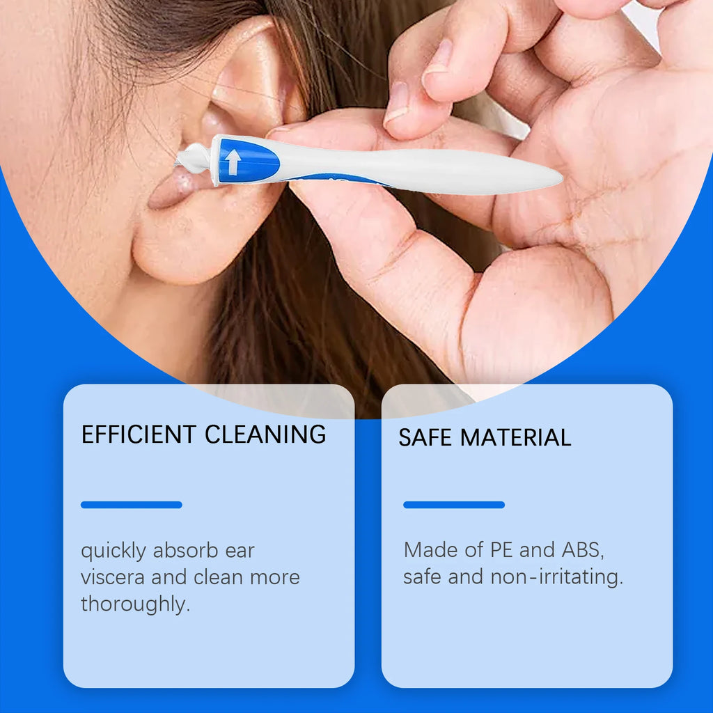 Soft Silicone Spiral Ear Cleaner – Portable Family Ear Tool Ear Care Tool Qst