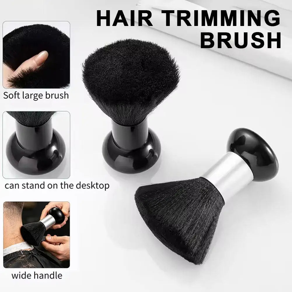 Professional Neck Duster Barber Brush – Soft Bristle Hair Sweep Barber Neck Duster Qme