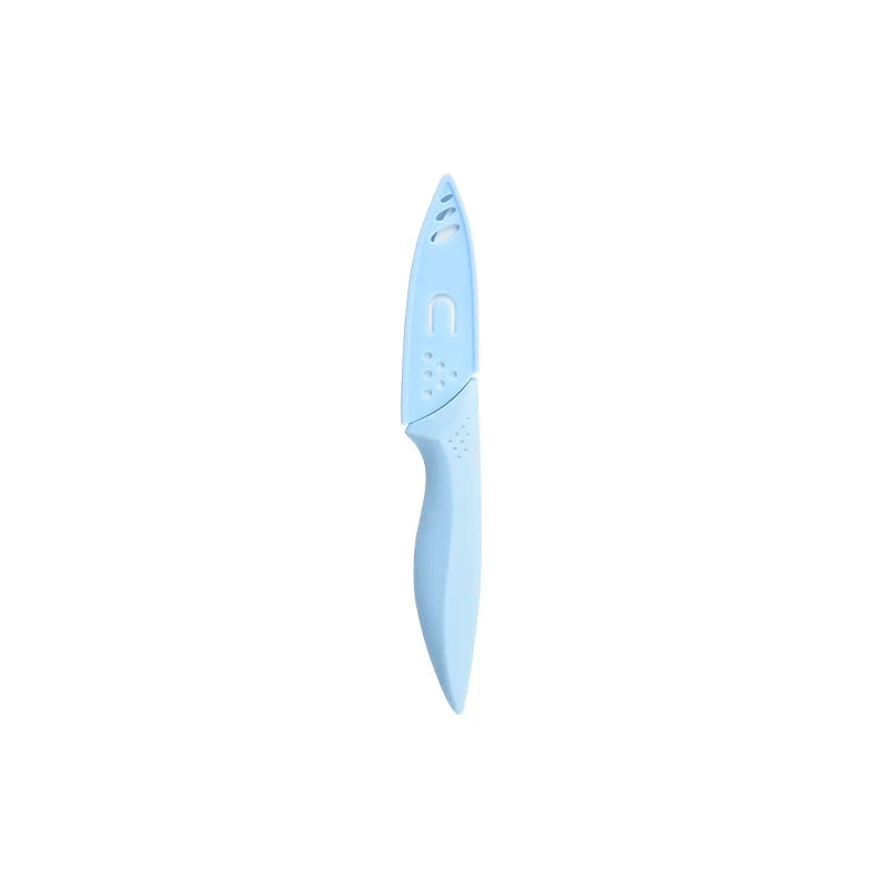 Xituo Ceramic Knife with Sheath – Sharp Kitchen Utility Knife Ceramic Kitchen Knife Qst blue 3inh