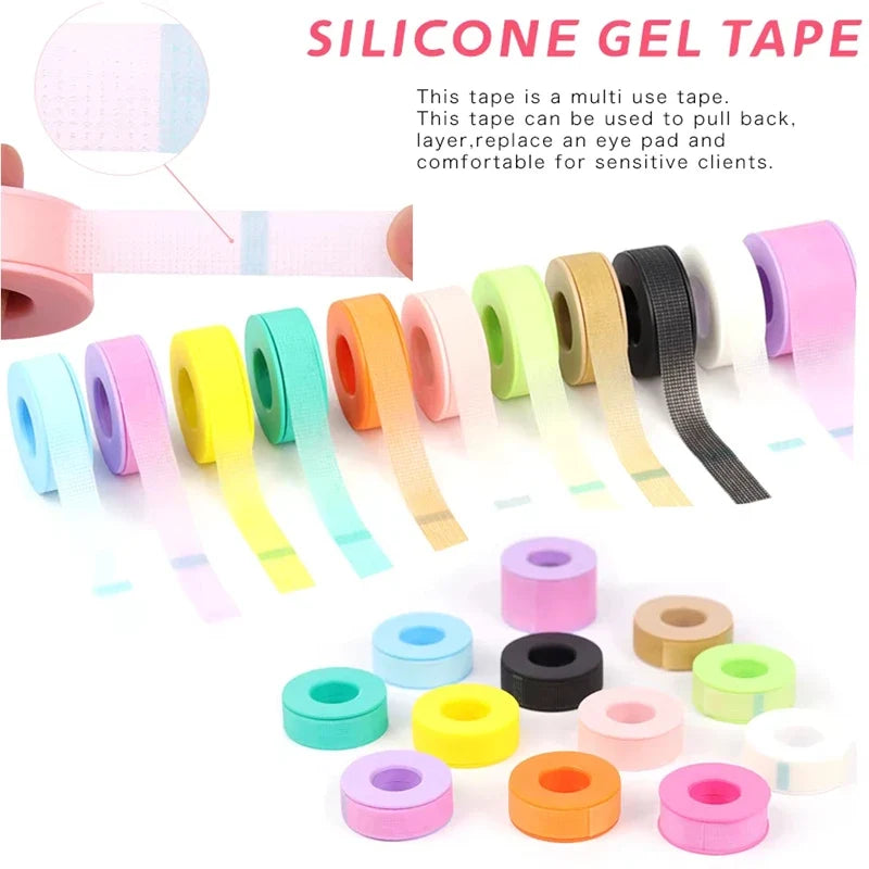 Silicone Gel Under Eye Lash Tape – Breathable & Hypoallergenic Under Eye Lash Tape Qme