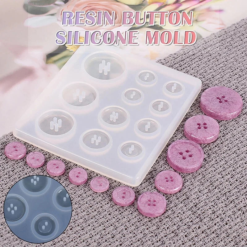 Non-Stick Silicone Button Mold – Cake Decorating & DIY Crafts Silicone Baking Mold Qme