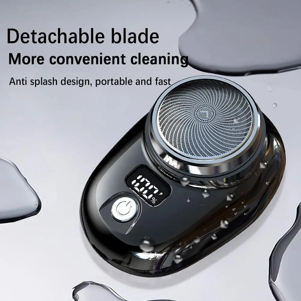 Mini Electric Razor for Men – Cordless Travel Shaver, Digital Display Electric Travel Shaver Qme
