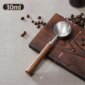 Walnut Wood & Stainless Steel Coffee Scoop Tablespoon Coffee Measuring Scoop Qme A4
