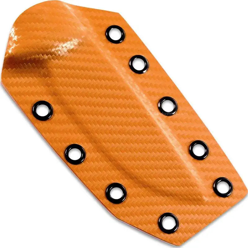 Orange Carbon Fiber Kydex Sheet – DIY Knife Sheath Material Kydex Thermoplastic Sheet Qst