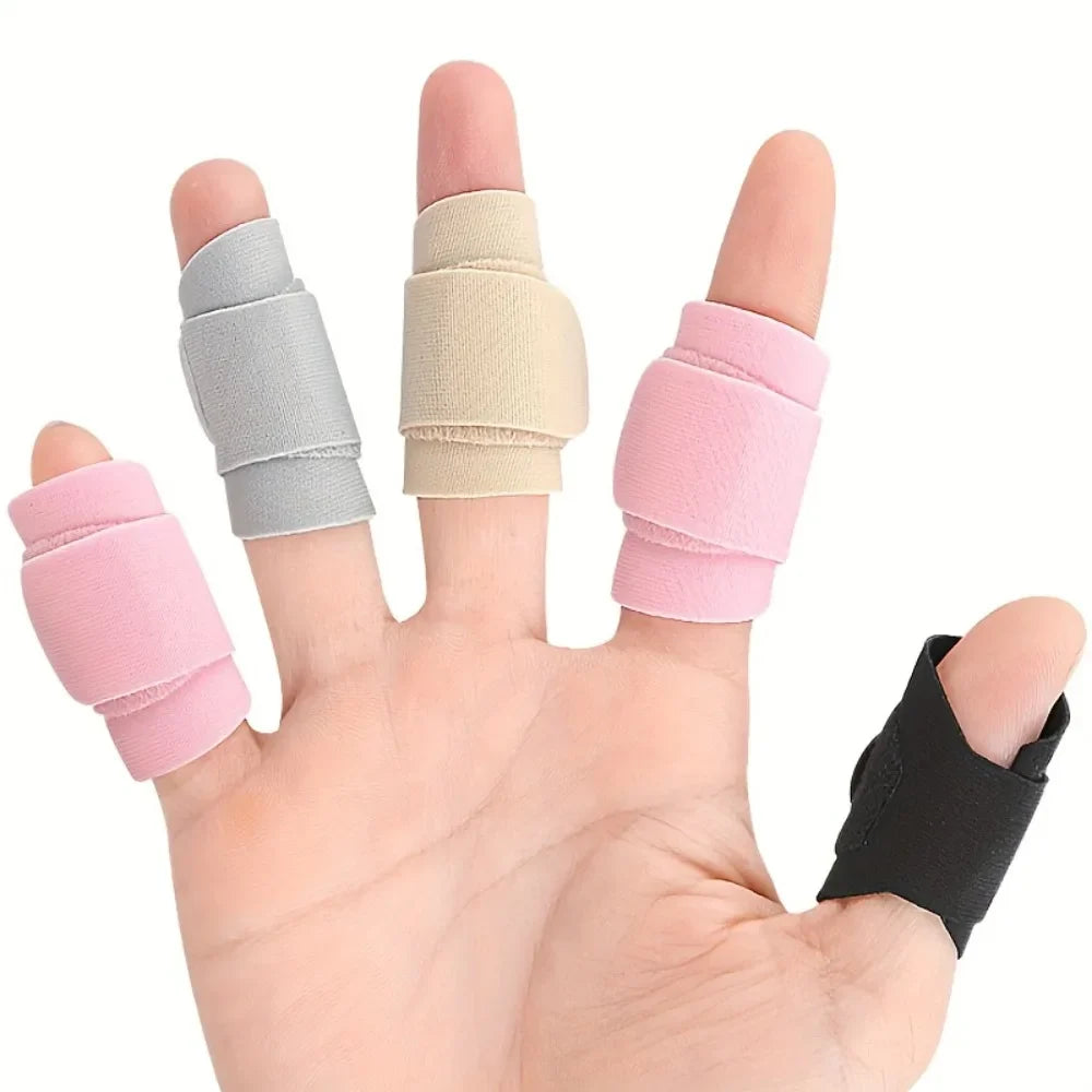 Adjustable Finger Splint Brace – Hook & Loop Support Finger Splint Brace Qme