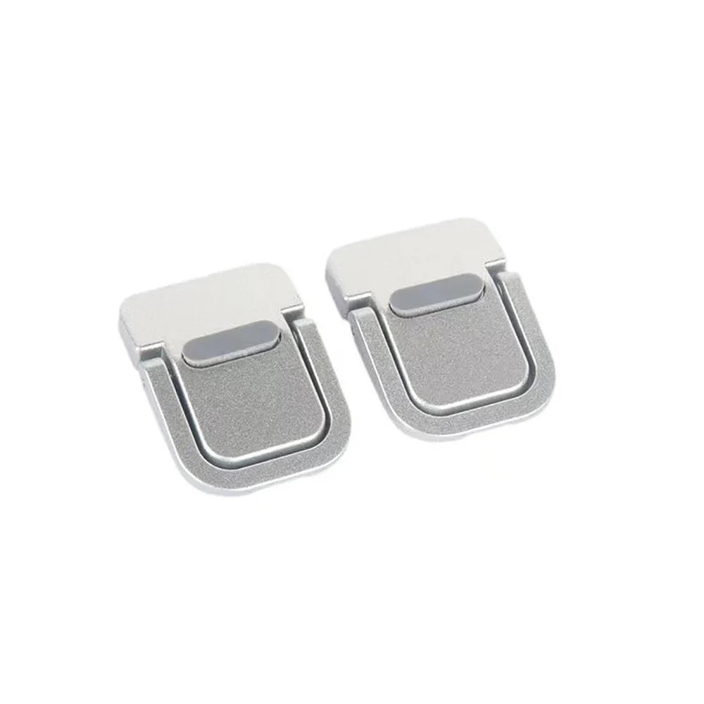 Mini Foldable Invisible Laptop Stand – 2 Adjustable Angles Laptop Stand Qme Silver single level