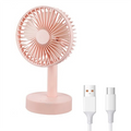 MiLESEEY B15C USB Rechargeable Portable Mini Fan Portable Mini Fan Qst Pink