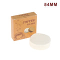 Espresso Puck Screen Paper Filters 54–68mm | 100 Pack Espresso Coffee Filter Qme White 54mm