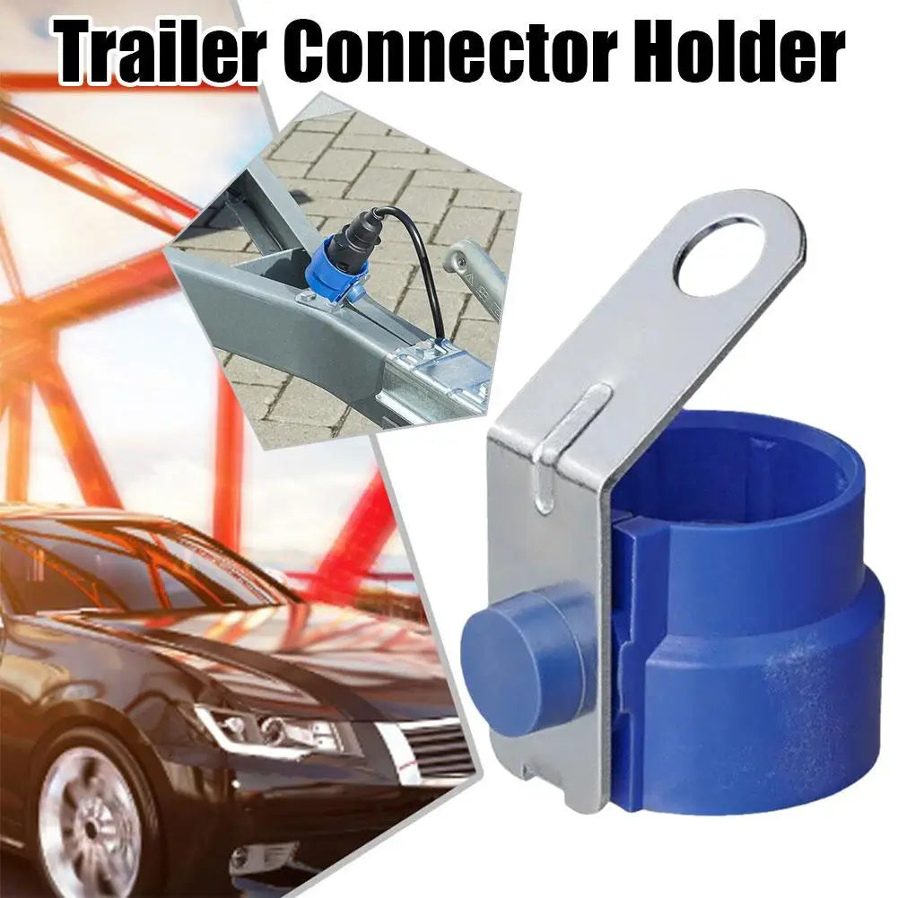 Trailer Plug Holder & Cover – 7 & 13 Pin Connector Bracket Trailer Plug Holder Qme