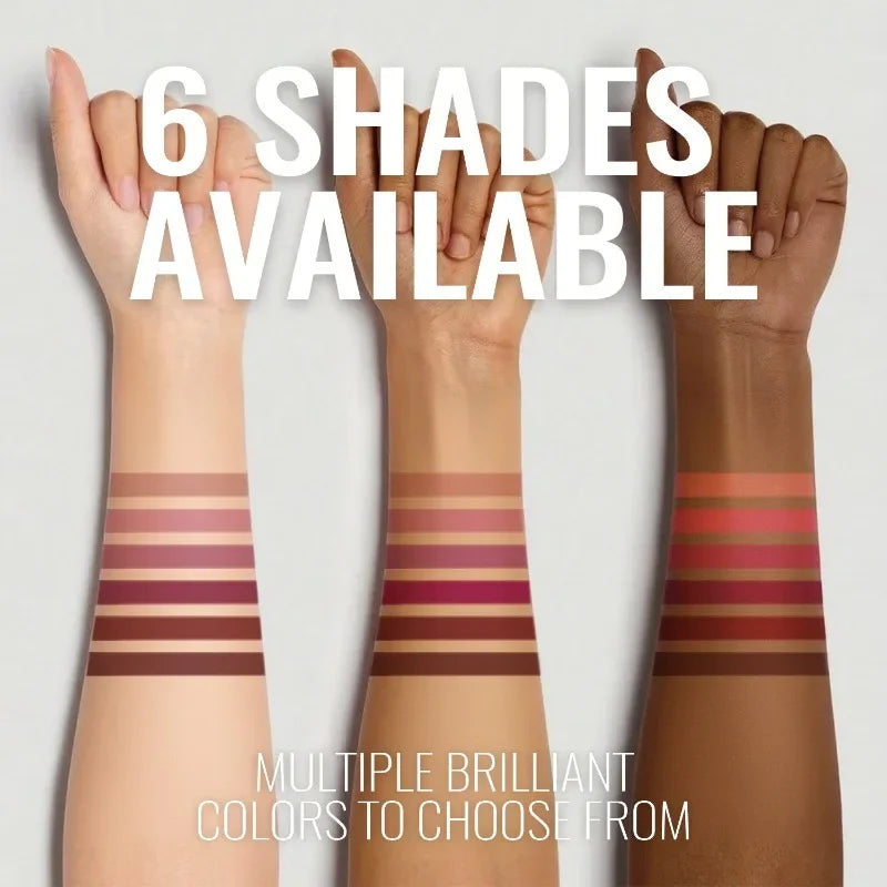 Waterproof Matte Lip Liner Pencil – 6 Colors | Long-Lasting Lip Liner Pencil Qme