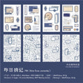 Vintage Die Cut Sticker Book 16 Sheets | Junk Journal Stickers Die Cut Sticker Book Qme C