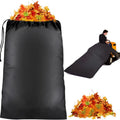 Foldable Large Capacity Lawn Tractor Leaf & Grass Catcher Bag Lawn Leaf Catcher Bag Qst Black