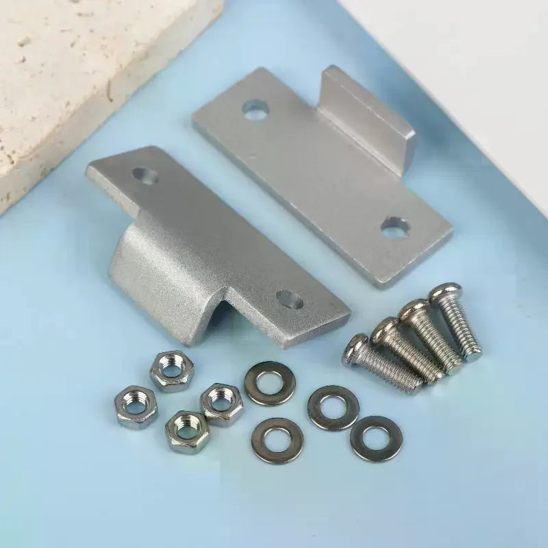 Turntable Dust Cover Hinge Repair Kit – Brackets, Screws & Nuts Turntable Repair Kit Qme