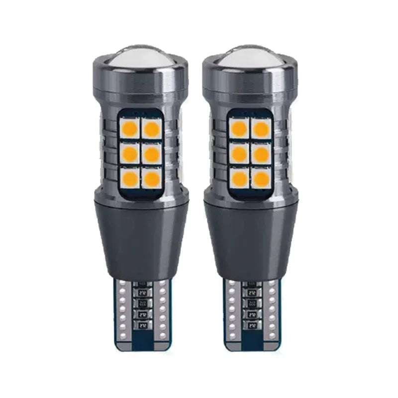 W16W T15 921 LED Canbus Bulbs 3030 SMD No Error – 2 Pack LED Replacement Bulbs Qme YELLOW T15
