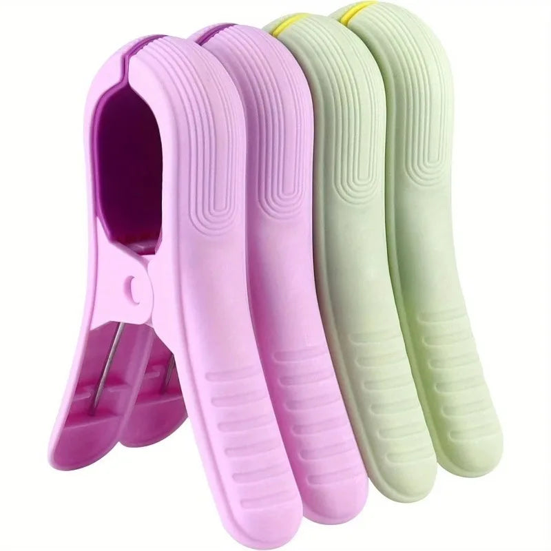 Large Beach Towel Clips Windproof Non-Slip Pegs – Set of 2 Beach Towel Clips Qme