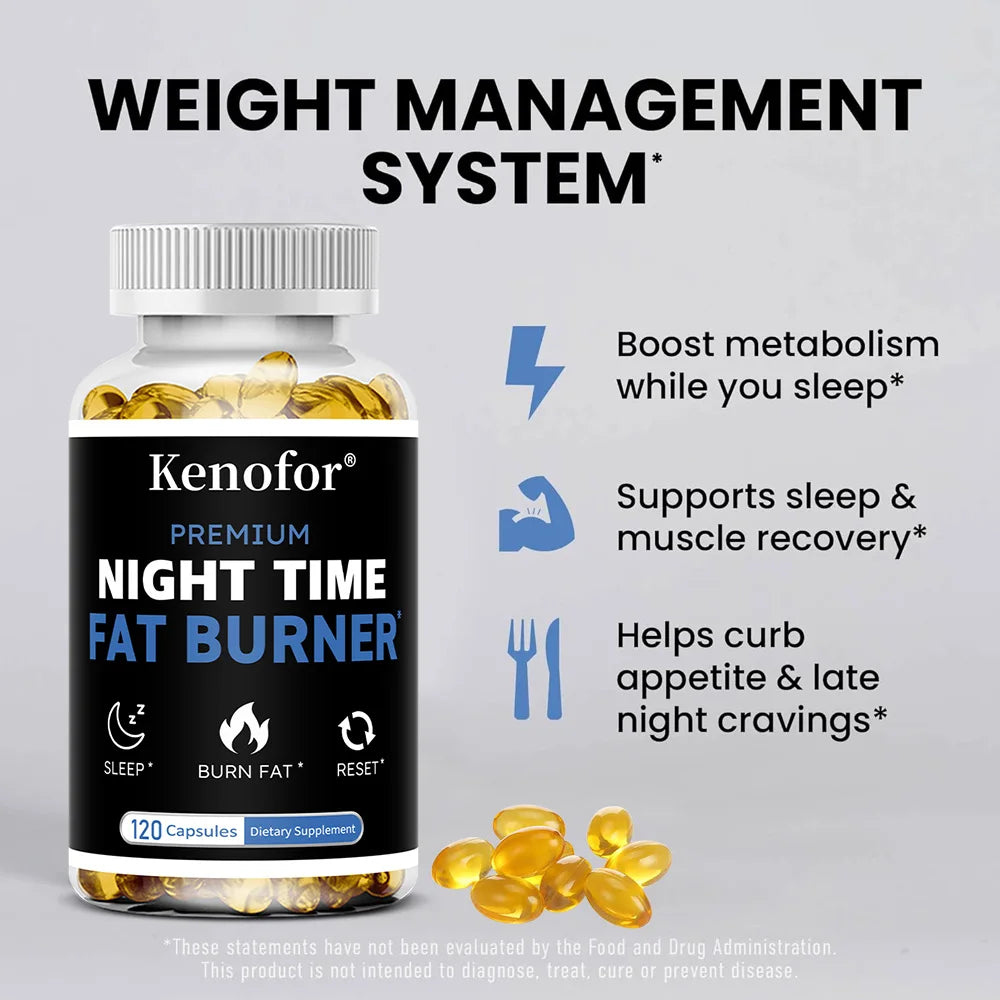 VITALXTRA Nighttime Metabolism Booster – Sleep & Weight Support Nighttime Supplement Qst