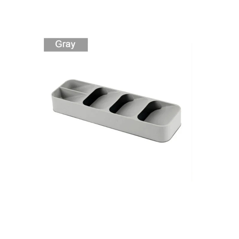 Cutlery Organizer Box – Knife, Fork & Spoon Compartment Storage Cutlery Organizer Box Qme