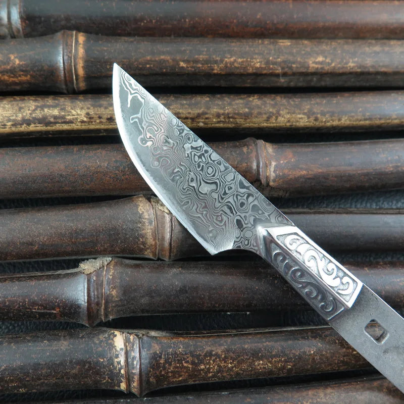 Swayboo 67-Layer Damascus Steel Knife Blank – DIY Blade Kit Damascus Knife Blank Qst