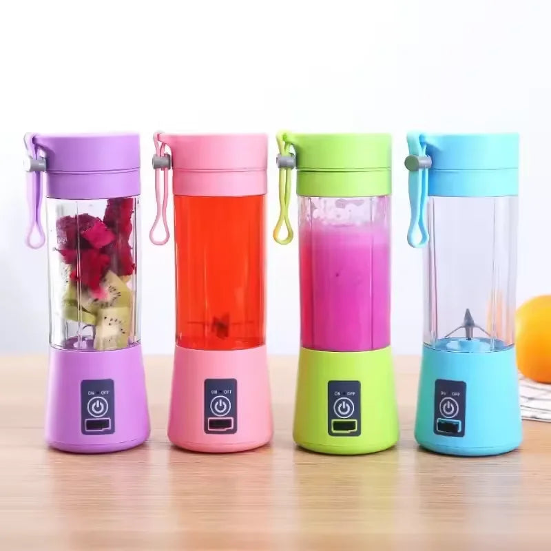 Portable USB Electric Glass Blender Smoothie Juicer Cup Portable Blender Cup Qst