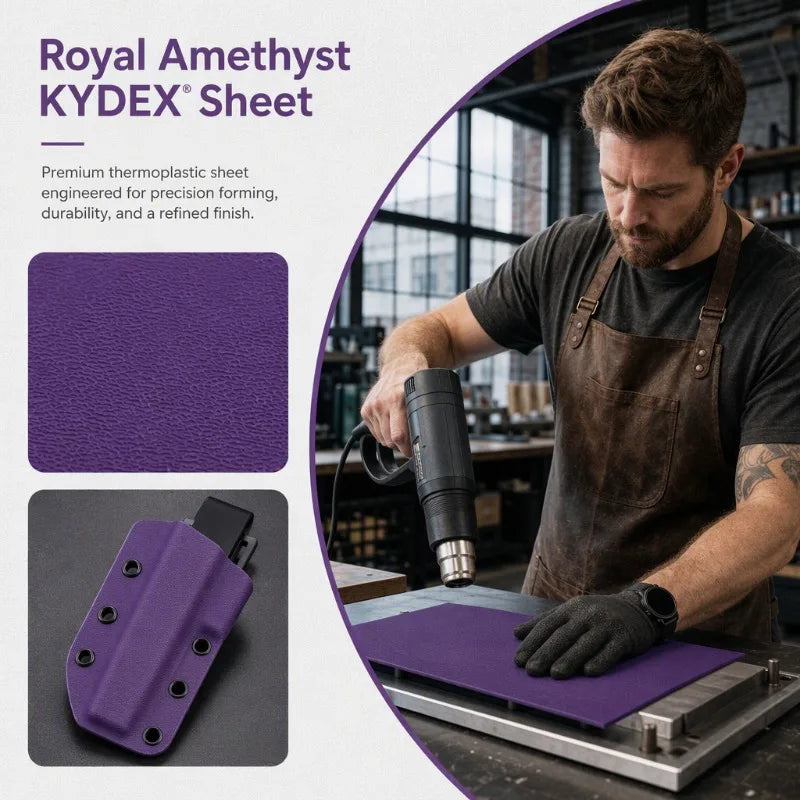 Kydex Thermoplastic Sheet – Knife Sheath & Holster DIY Material Thermoplastic Sheet Qst