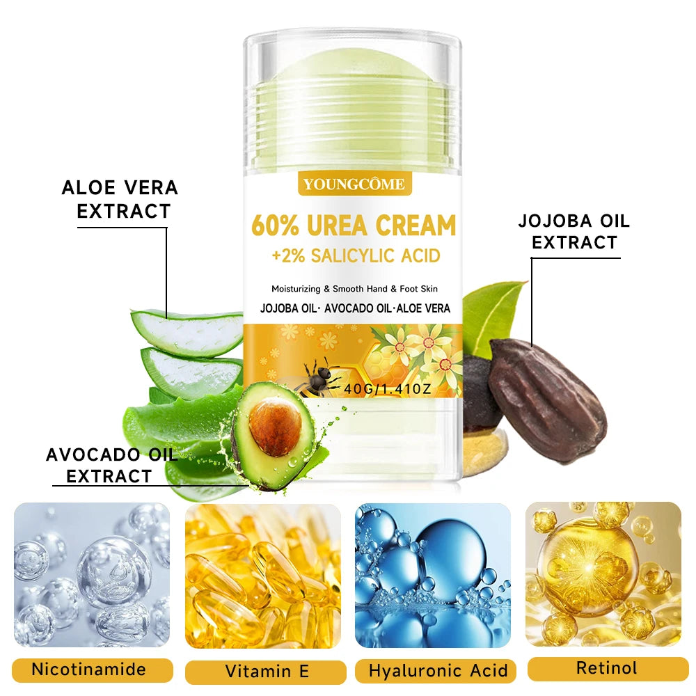 YOUNGCOME 60% Urea + 2% Salicylic Acid Foot Cream & Deodorant Foot Cream & Deodorant Qst