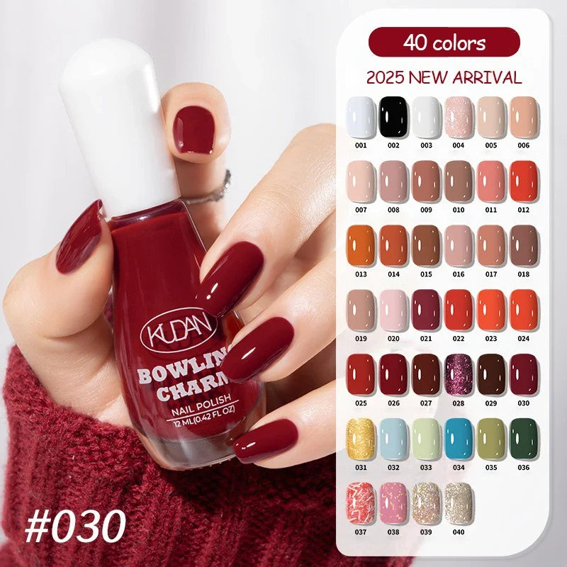 40 Colors Water-Based Quick-Dry Peel-Off Nail Polish Set Peel-Off Nail Polish Qme