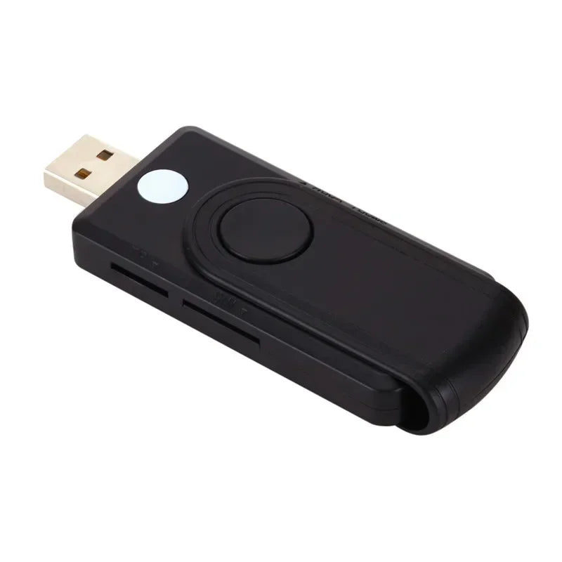 USB Multi-Card Reader – SD TF SIM Smart ID Card Adapter USB Card Reader Qme