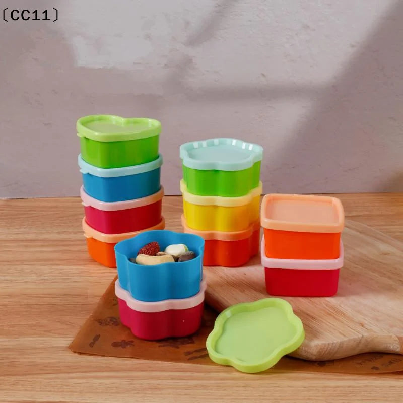 Mini Condiment Bottles Flower Heart Shape – Portable Sauce Jars Condiment Bottles Qme