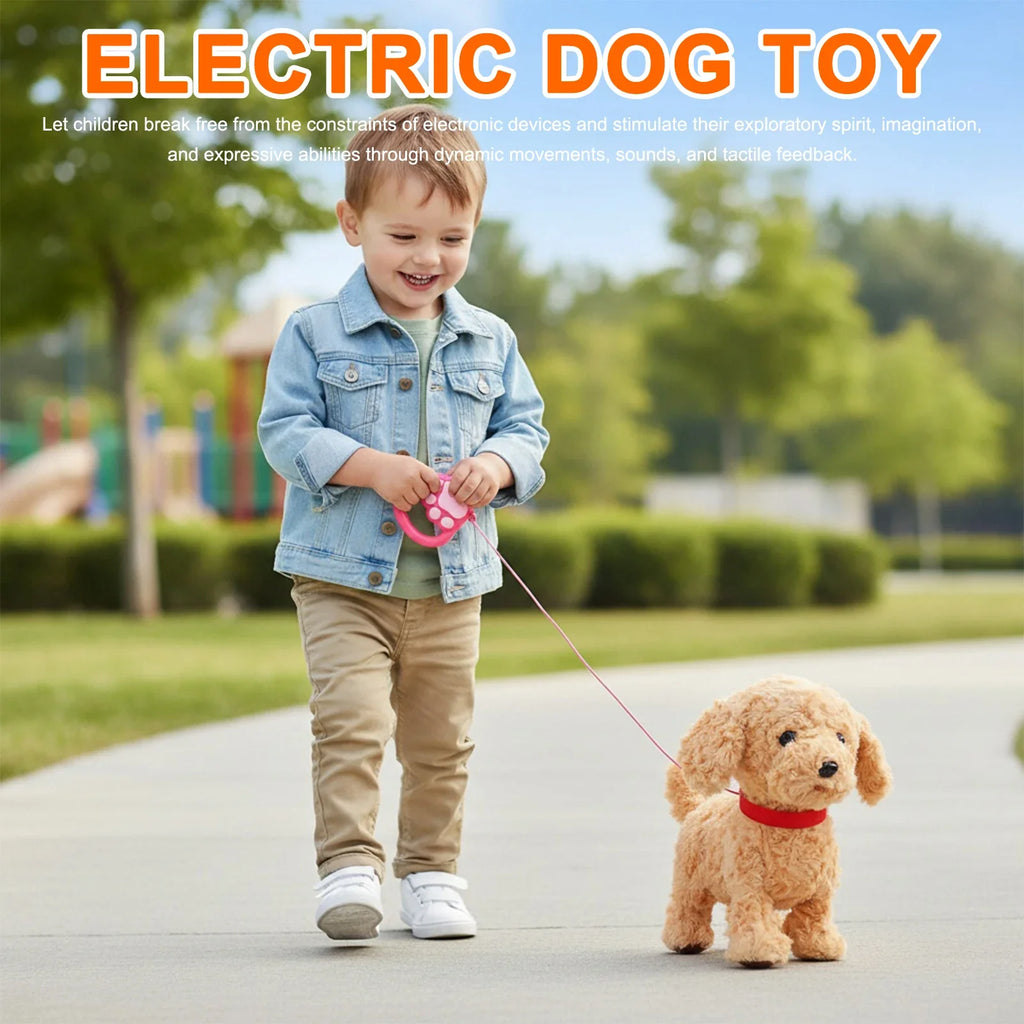 Interactive Robot Puppy Dog Toy – Realistic AI Electronic Pet Interactive Robot Toy Qme