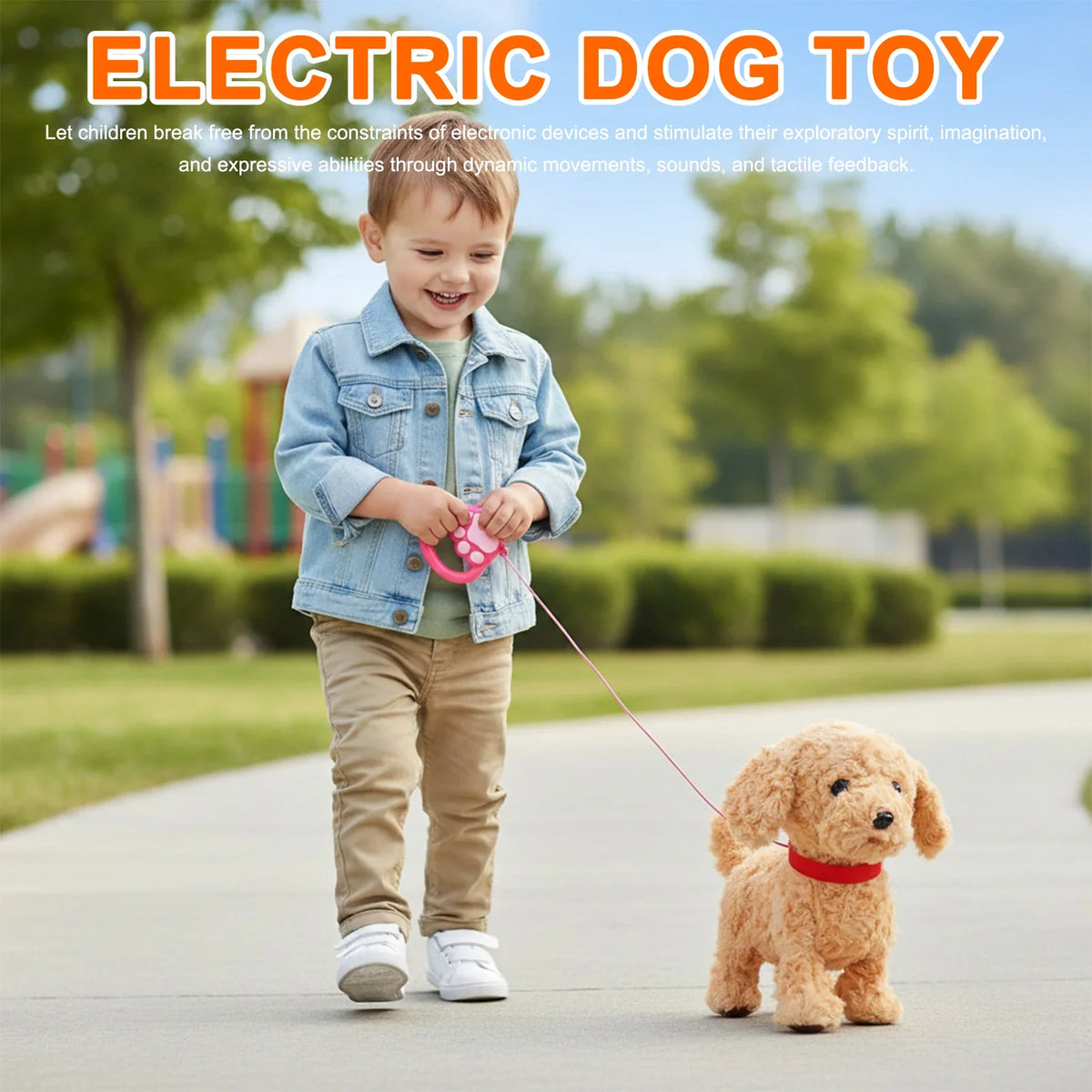 Interactive Robot Puppy Dog Toy – Realistic AI Electronic Pet Interactive Robot Toy Qme