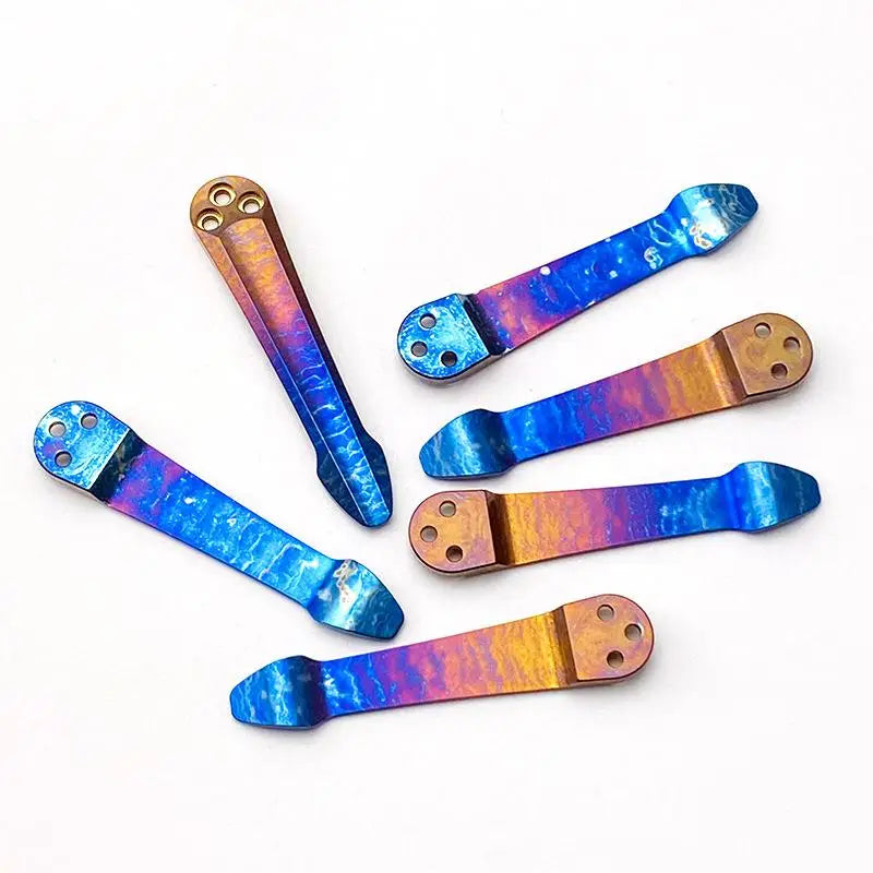 Swayboo Titanium Pocket Clip for Spyderco Paramilitary 2 Para 3 Knife Pocket Clip Qst