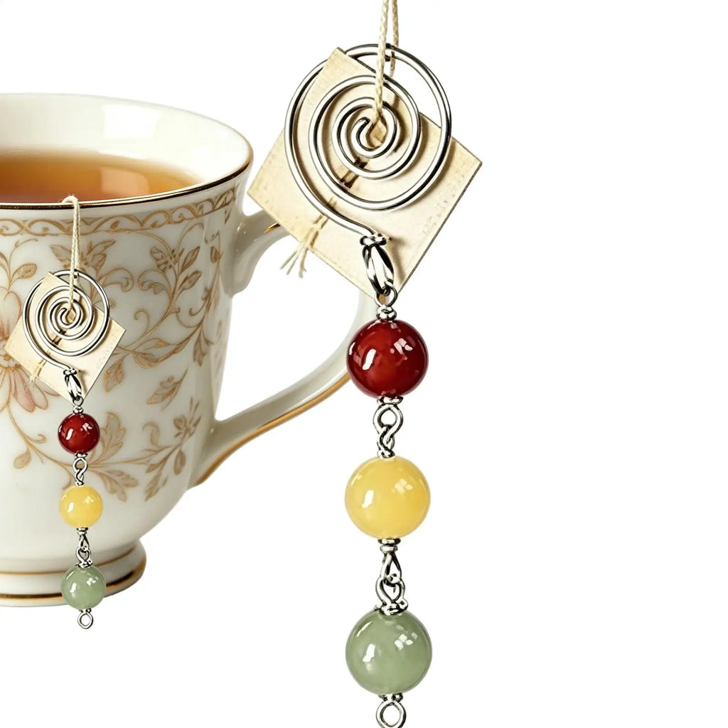 Stainless Steel Tea Bag Holder & Strainer — Non-Slip Mug Clip Tea Bag Holder Qme