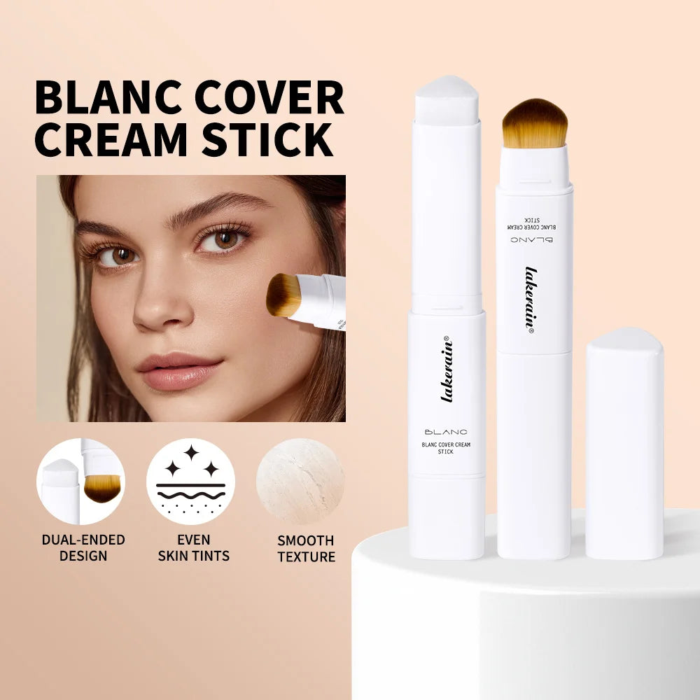 Lakerain Color-Changing Foundation Stick & Brush – Matte Finish Foundation Stick Qst