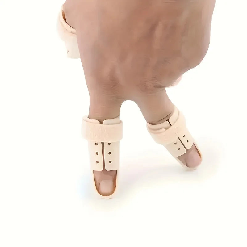 5-Pack Adjustable Finger Splint – Durable PE for Men & Women Finger Splint Qme