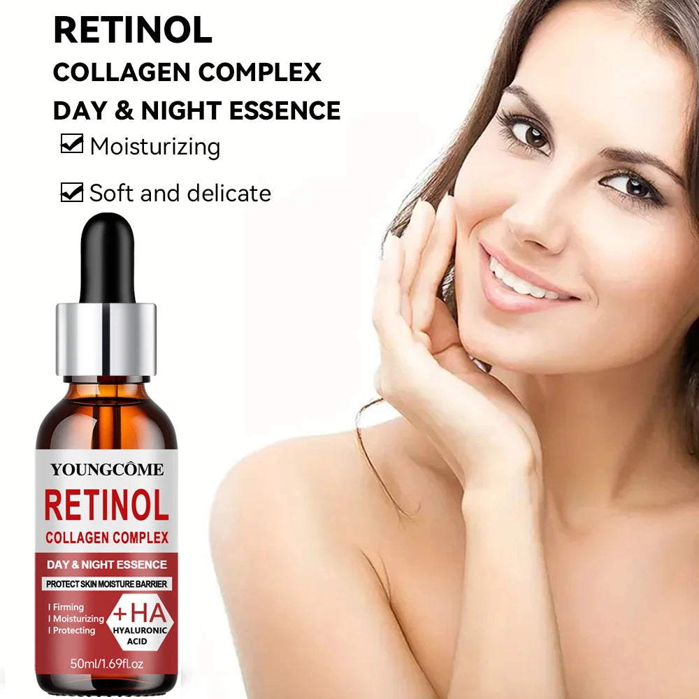 YOUNGCOME Retinol Day & Night Face Serum – Anti-Aging Retinol Face Serum Qst