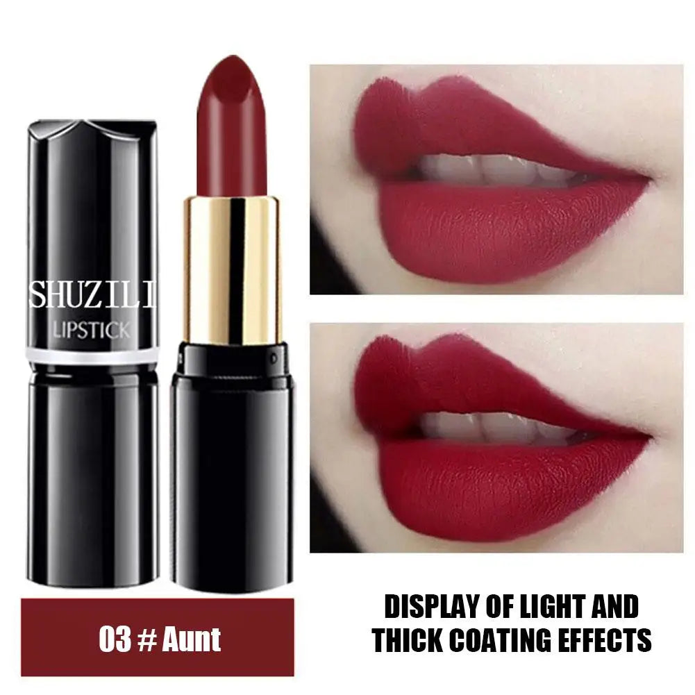Matte Velvet Lipstick Pencil Combo – Non-Stick Lip Tint Set Lip Makeup Combo Qme C-03 CN