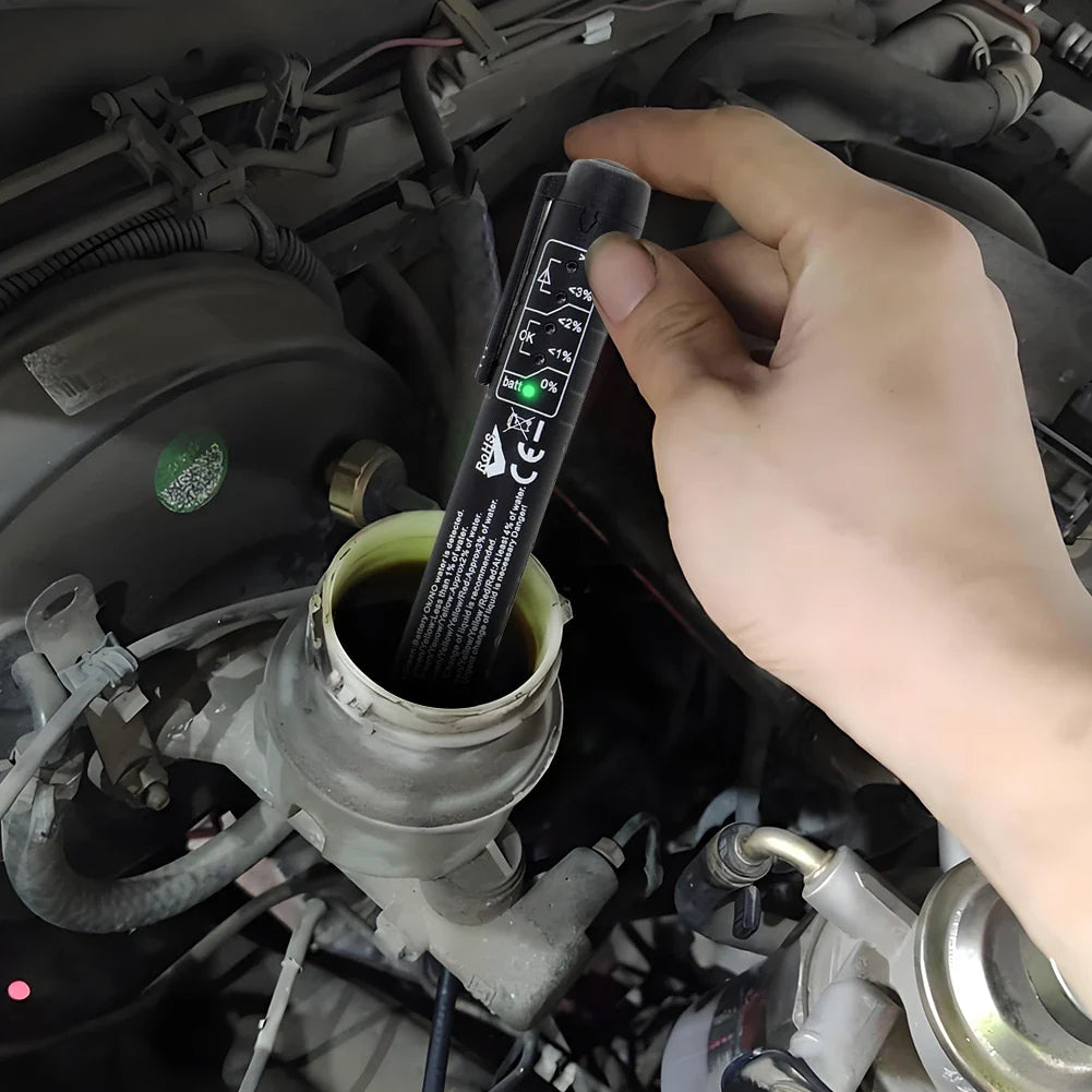 LED Brake Fluid Tester Pen – Automotive Diagnostic Tool Brake Fluid Tester Qme