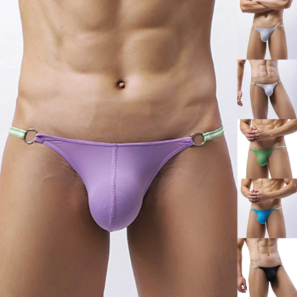 Men's Chic Low Waist Jockstrap Briefs – 6 Colors Men's Jockstrap Briefs Qme