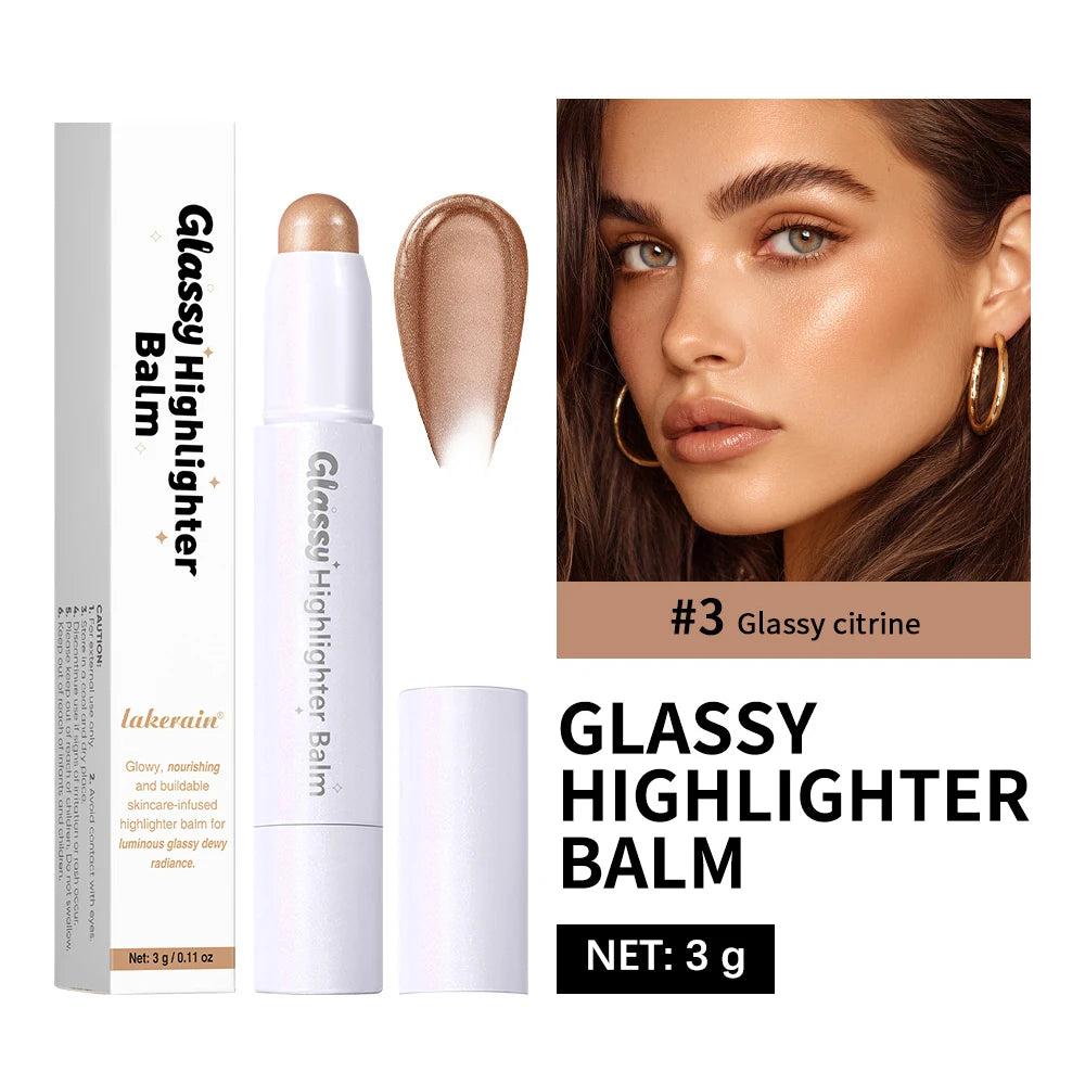 Glass Glow Highlighter Pen – Illuminator, Concealer & Eyeshadow Highlighter Makeup Pen Qst 03