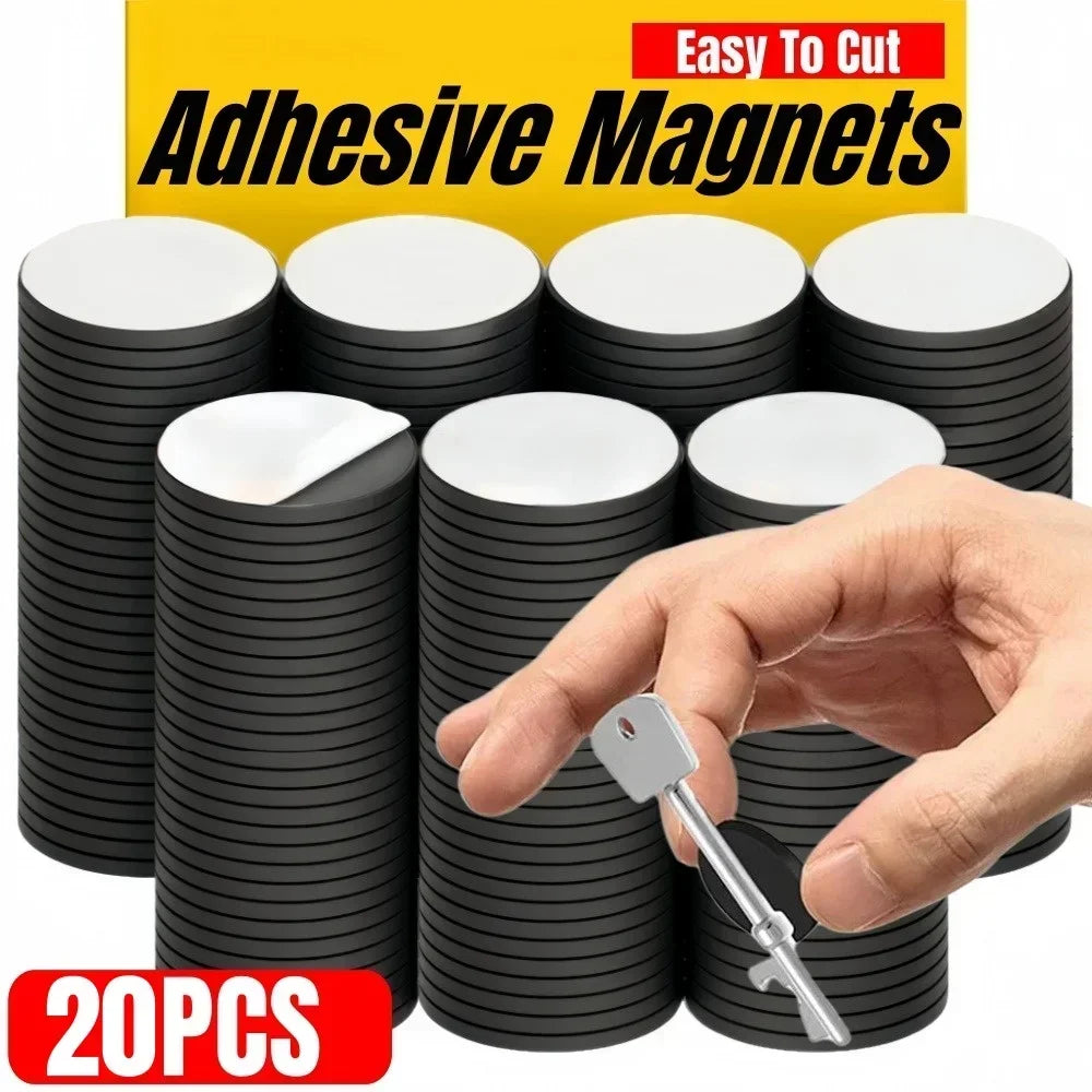 Self-Adhesive Magnetic Sheets | DIY Crafts & Fridge Décor 10pk Adhesive Magnetic Sheets Qme