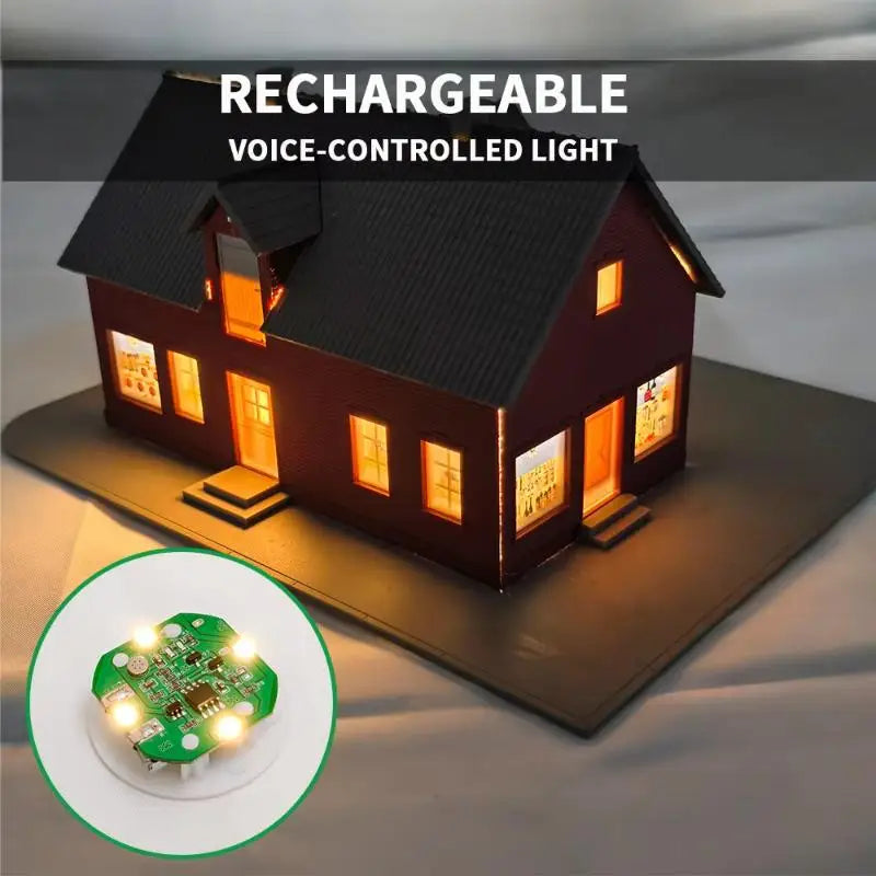 Sound Control Rechargeable LED Night Lamp | Tap-On 38mm LED Night Lamp Qme