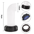 IBC Tank Drain Valve – Threaded Water Tank Diversion Spout IBC Tank Valve Qme extended
