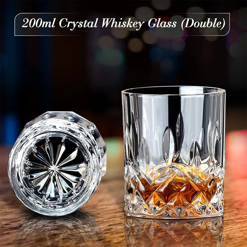 Whiskey Stones Gift Set – Granite Ice Cubes, Glasses & Wood Box Whiskey Stones Set Qst