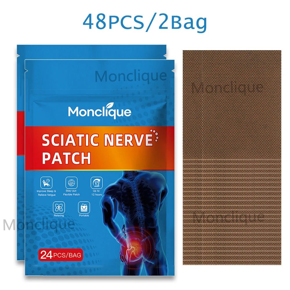 Self-Heating Hip & Lower Back Acupressure Warm Patch Acupressure Warm Patch Qst 48Pcs