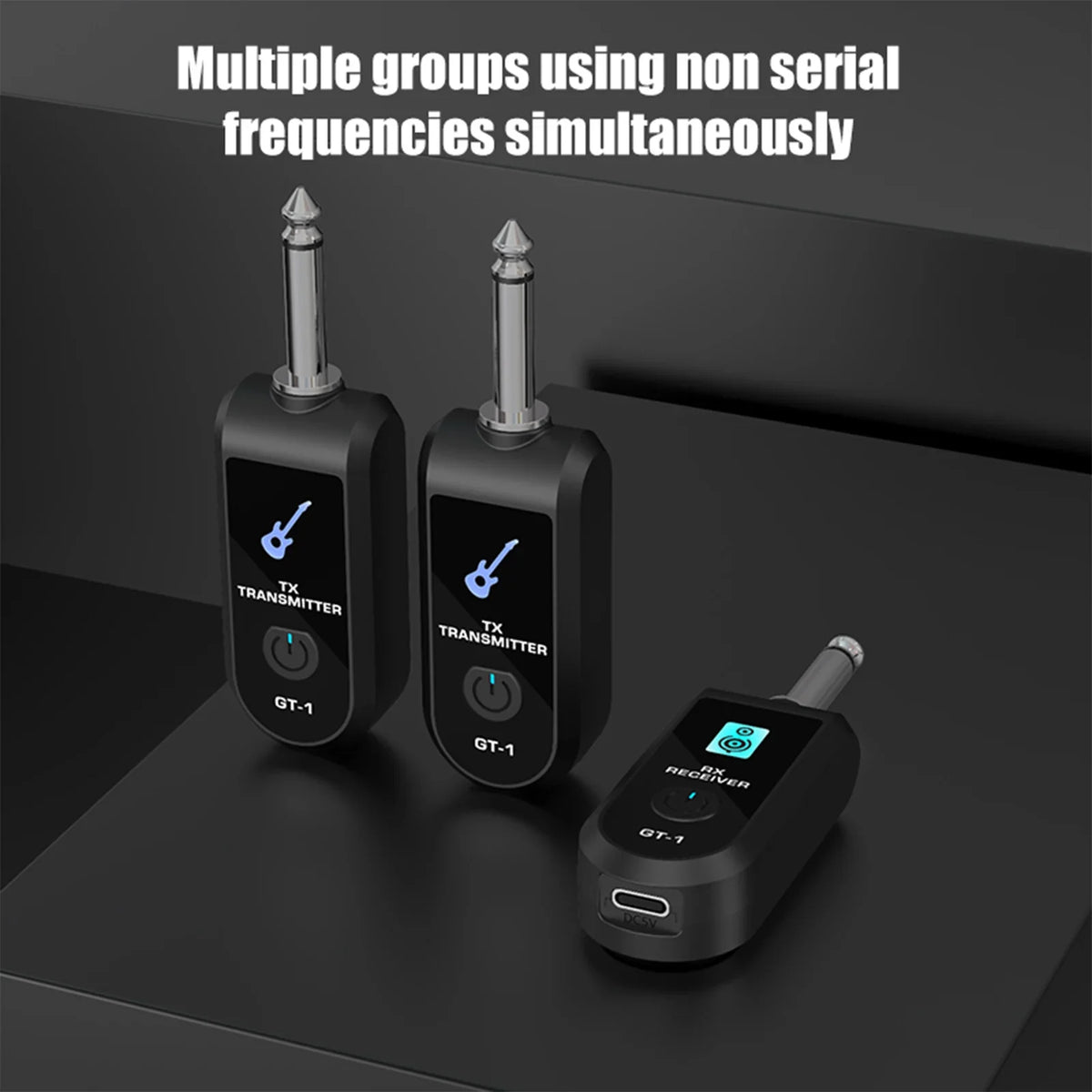 Wireless Guitar Transmitter & Receiver | 2.4G HD Audio | Qme Wireless Guitar System Qme