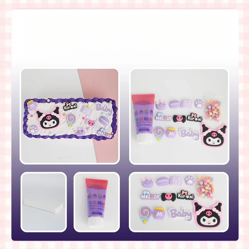 Hello Kitty DIY Pencil Case – Creative Craft Glue Kit DIY Pencil Case Kit Qme